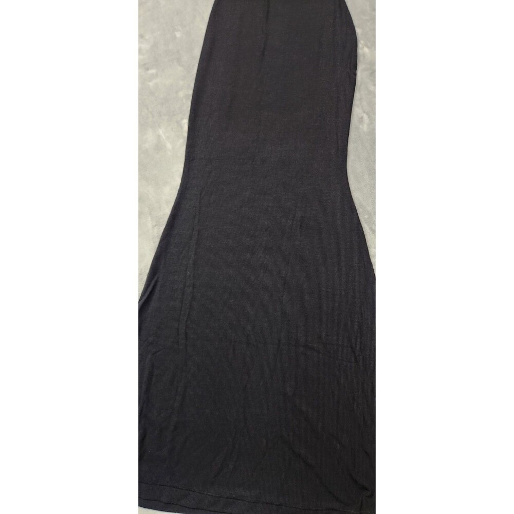 NWT Skims Medium Black Onyx Soft Lounge Long Slip Dress AP-DRS-0596 - Picture 2 of 6